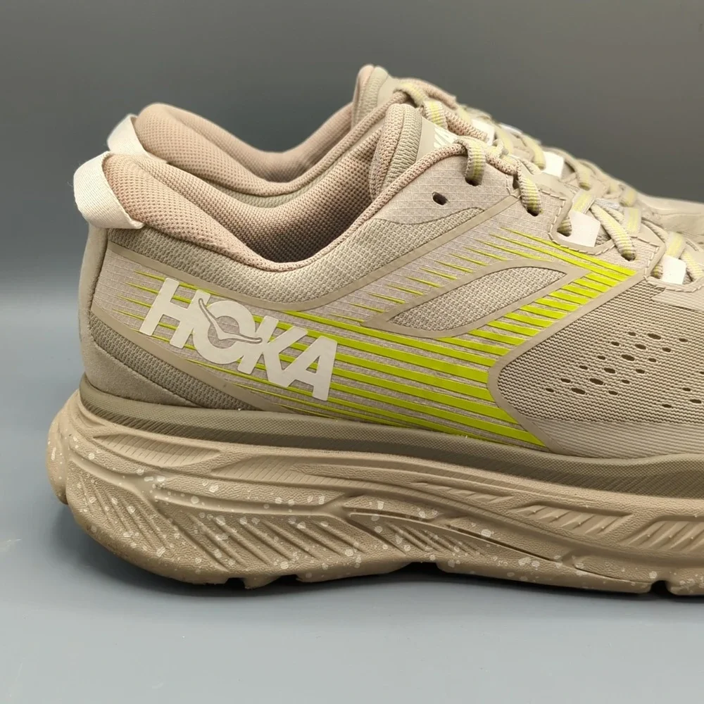 Hoka One One Stinson ATR 6 Running Shoes Dune Oxford Tan Size Men's 12 Womens 13